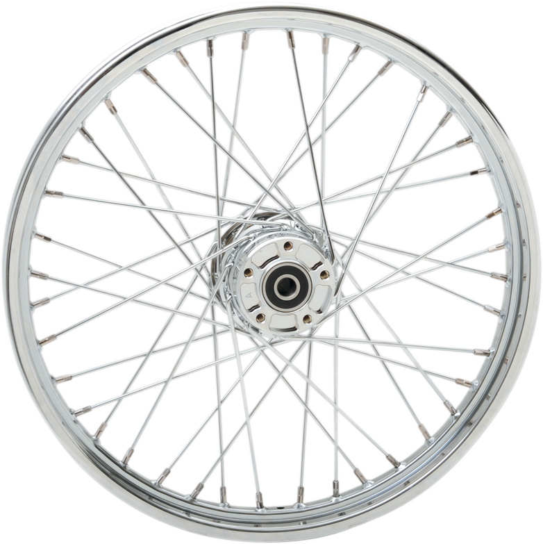 DRAG SPECIALTIES Wheel Laced 40 Spoke Front Chrome 21x2.15