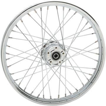 DRAG SPECIALTIES Wheel Laced 40 Spoke Front Chrome 21x2.15