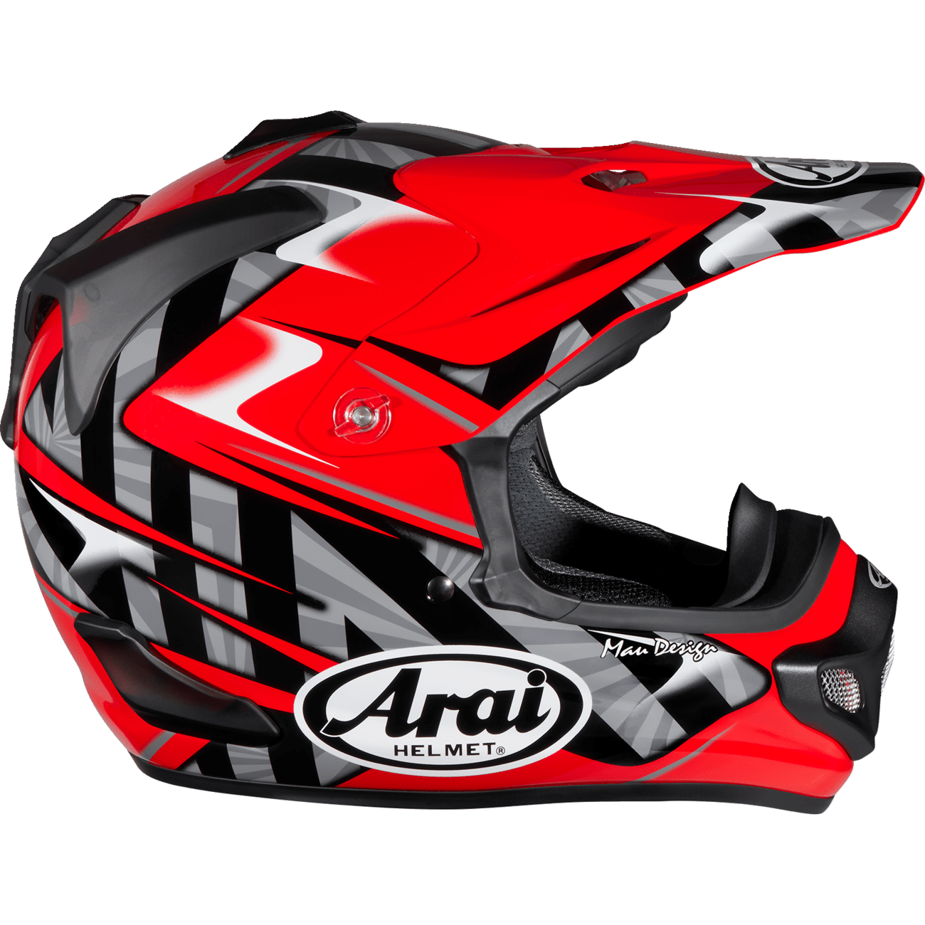 ARAI HELMETS VX-Pro4 Helmet Scoop Red Small