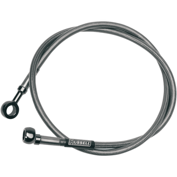 RUSSELL Brake Line Front Stainless Steel '74-'77 XL