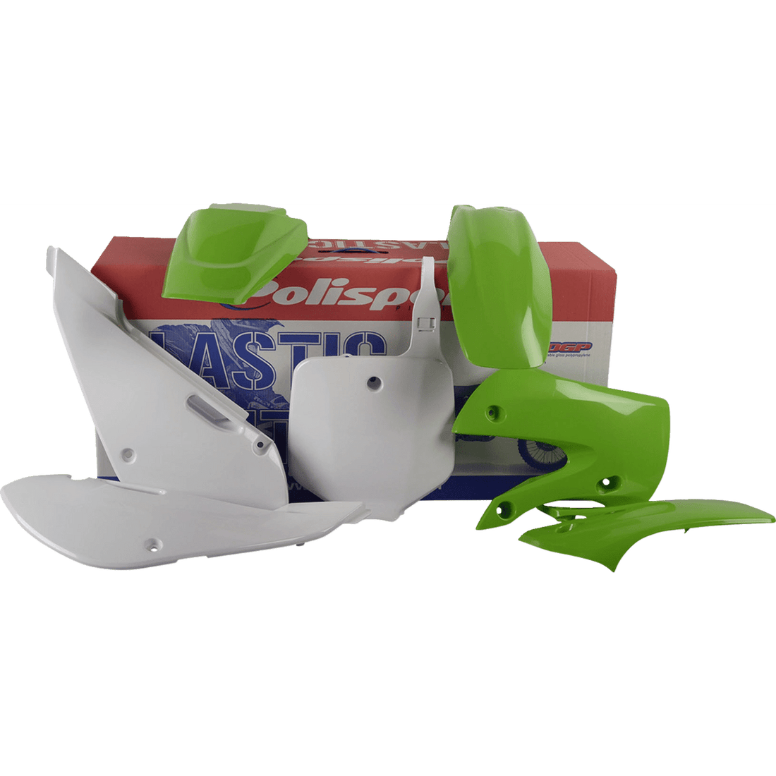 POLISPORT Body Kit Complete OEM Green/White KX 65 90162