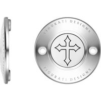 FIGURATI DESIGNS Timing Cover 2 Hole Cross Stainless Steel FD41TC2HSS