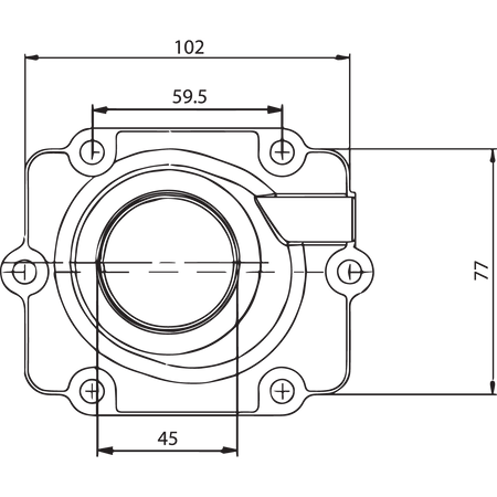 KIMPEX Carburetor Mounting Flange Polaris