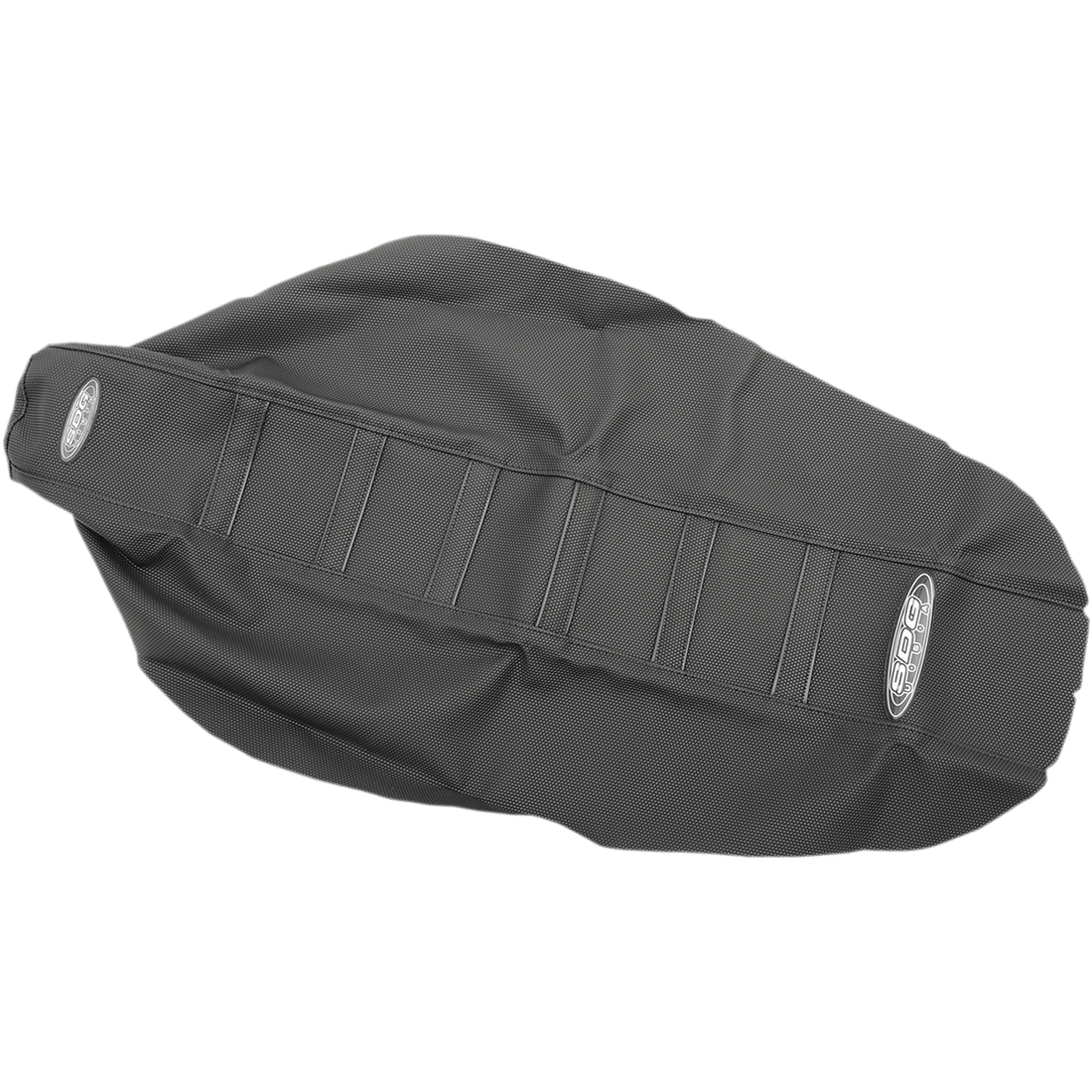 SDG 6-Ribbed Seat Cover Black Ribs/Black Top/Black Sides