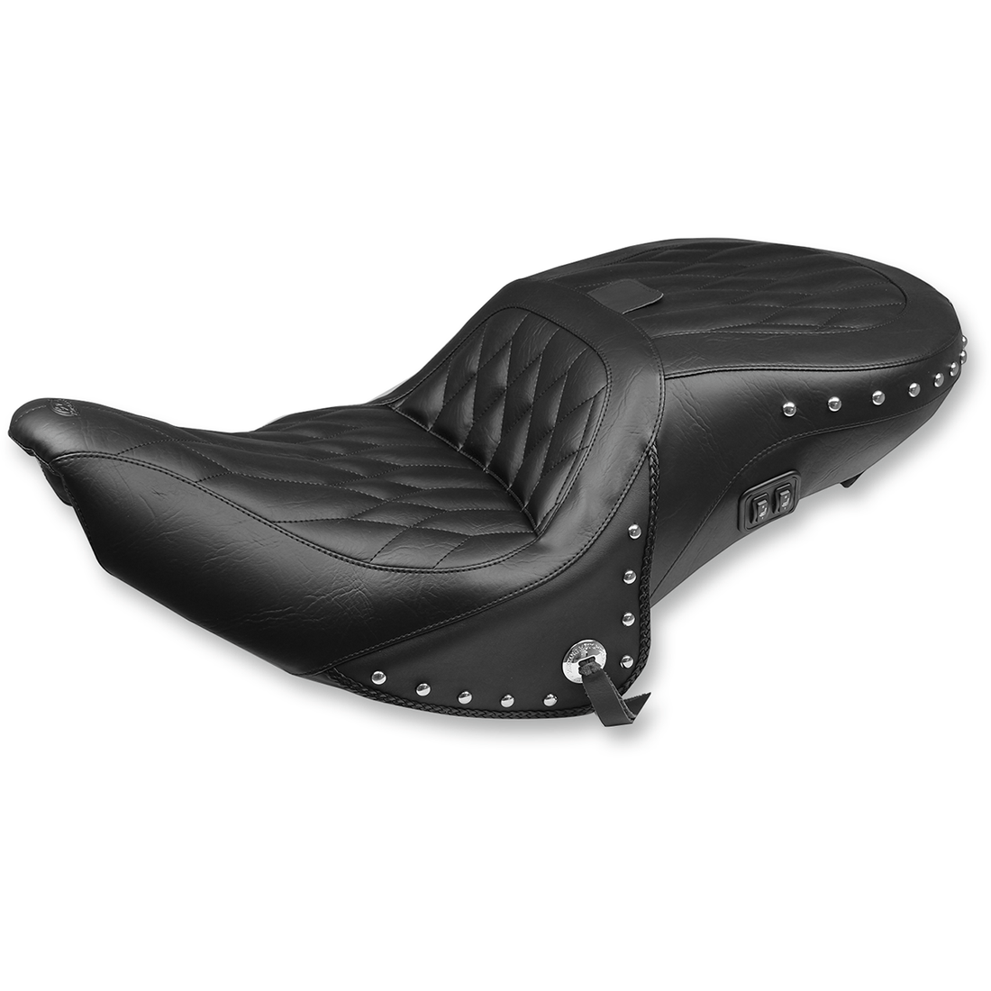 MUSTANG Heated Seat Diamond Driver's Backrest Roadmaster '14-'23 79664