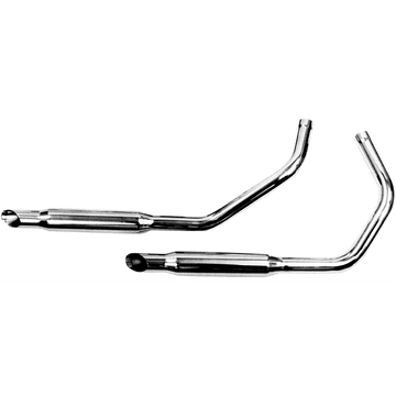 PAUGHCO Staggered Dual Exhaust System Slashcut 38" 719M