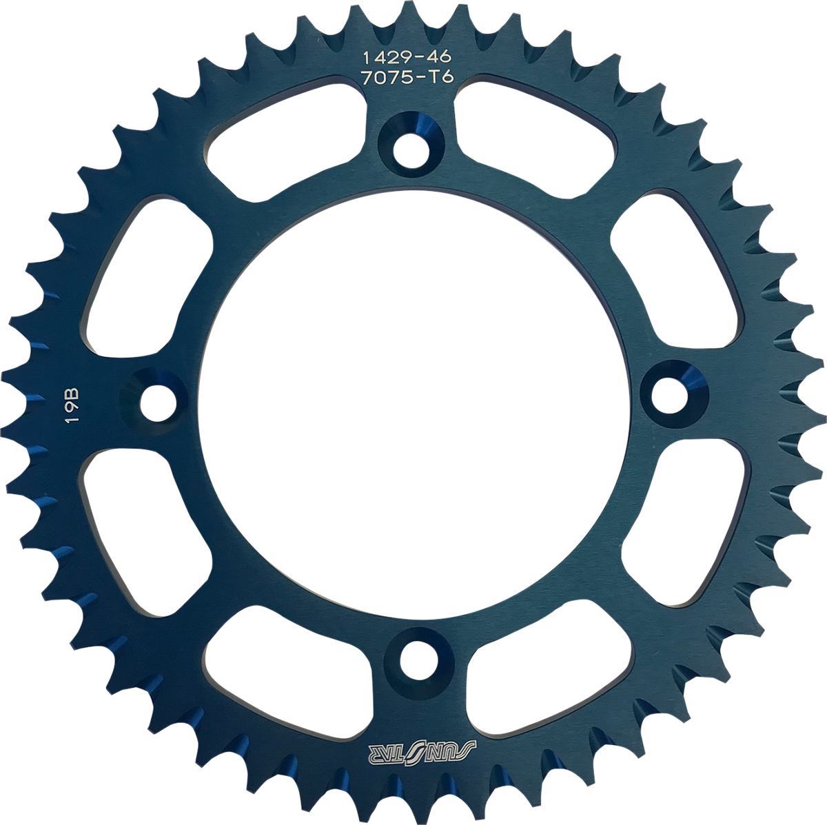 SUNSTAR SPROCKETS Rear Sprocket 46 Tooth YZ65 Works/Blue