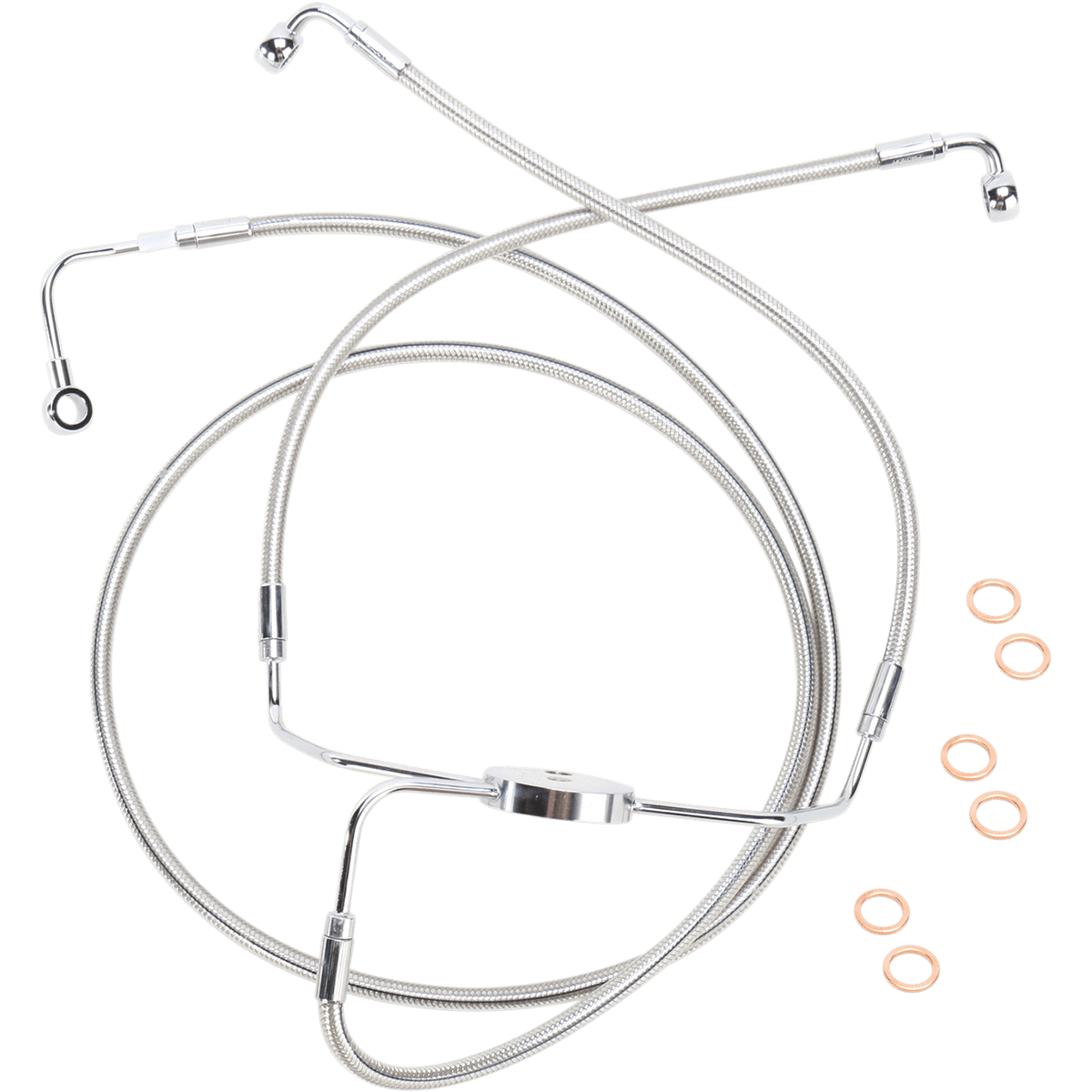 MAGNUM SHIELDING Brake Line Polished Stainless 57010