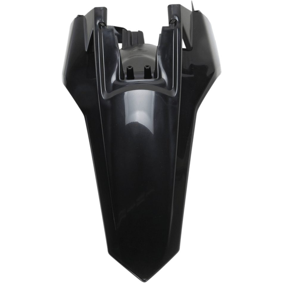 UFO MX Rear Fender With Side Panels Black