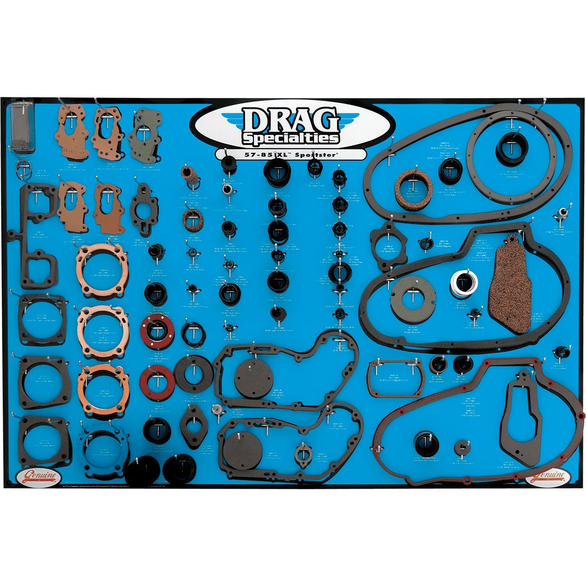 DRAG SPECIALTIES Gasket Display XL