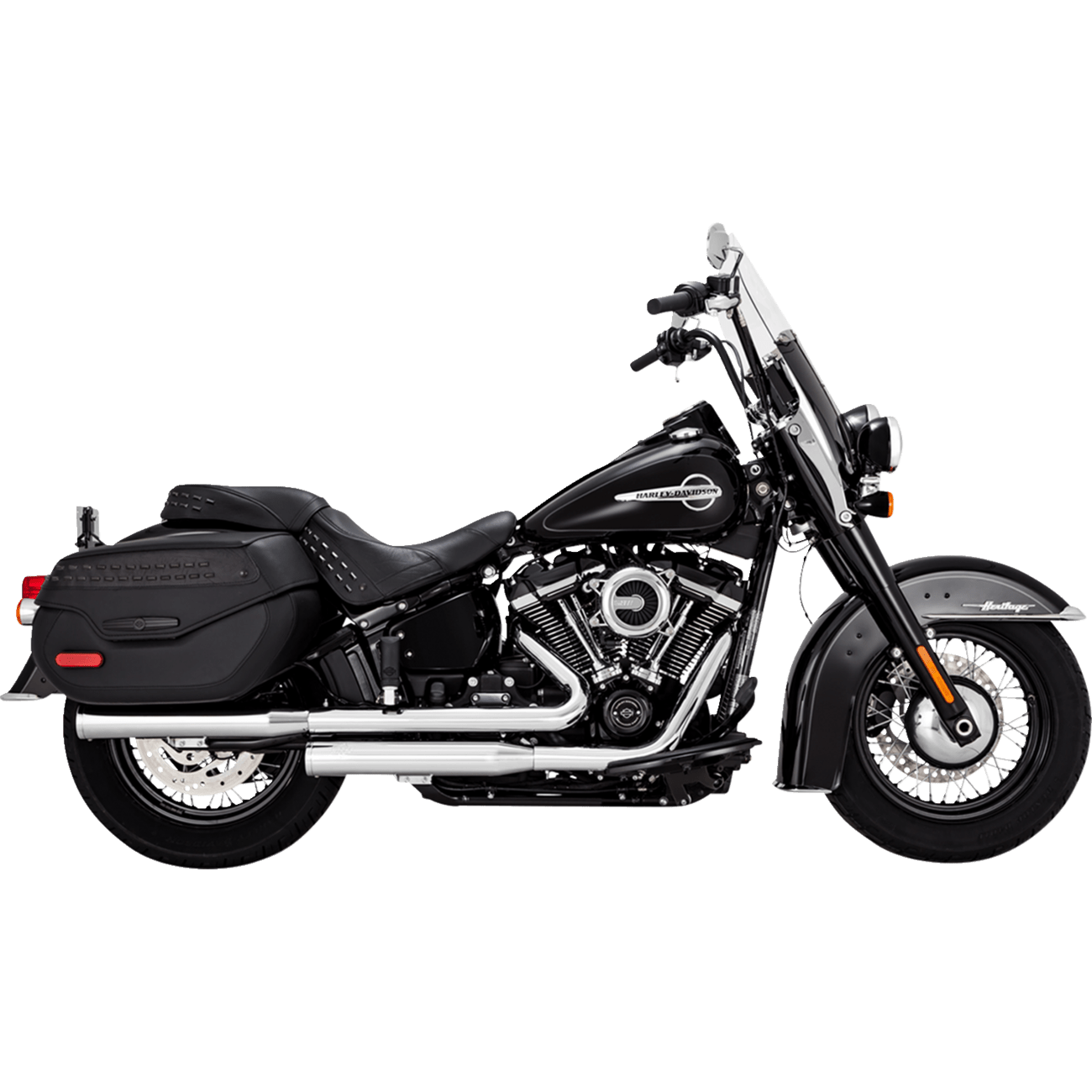 VANCE & HINES Eliminator 300 Slip-On Mufflers Chrome 16316