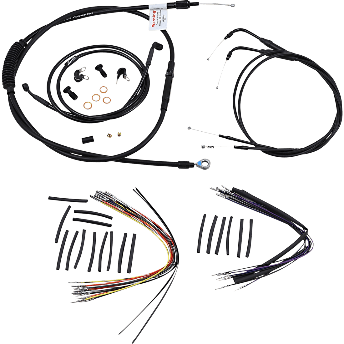 BURLY BRAND Control Kit 14" Ape Hanger Handlebars B301011