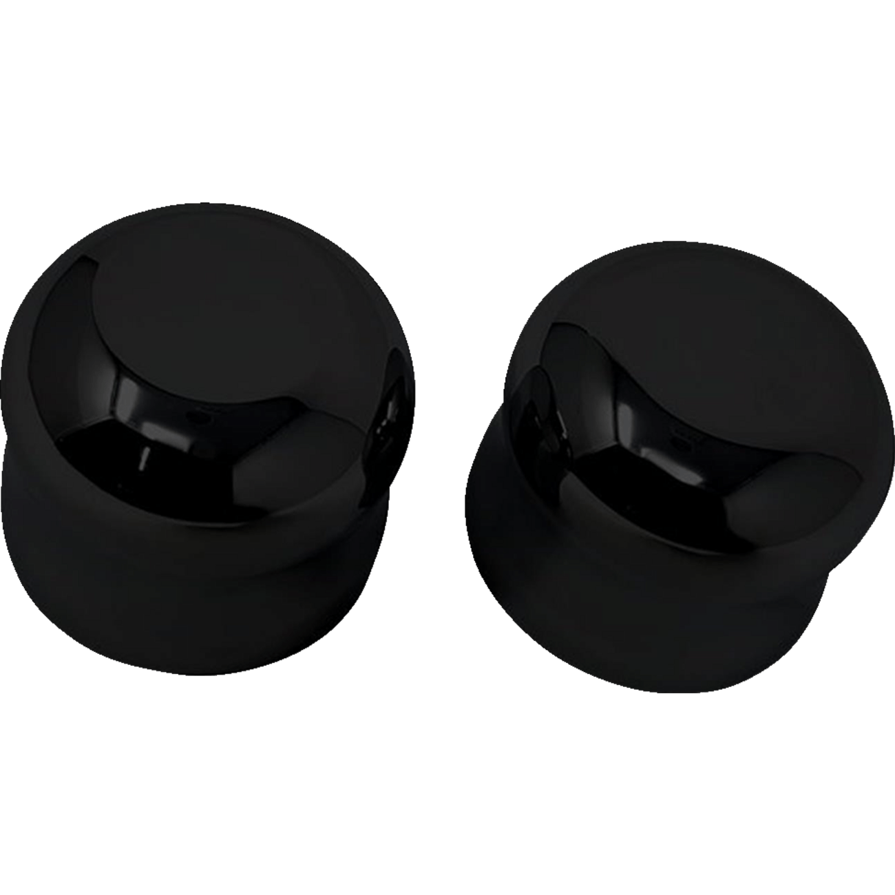 COVINGTONS Axle Cap Front Smooth Black C0007B