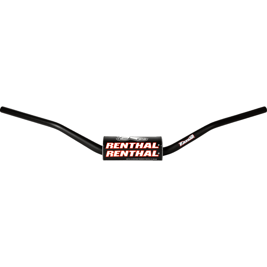 RENTHAL Handlebar 7/8" 843 Flat Track 130 Black 84301BK