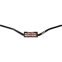 RENTHAL Handlebar 7/8" 843 Flat Track 130 Black 84301BK