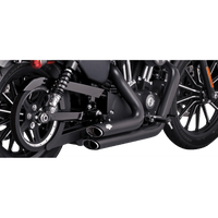 VANCE & HINES Shortshots Staggered Exhaust System Black 47329