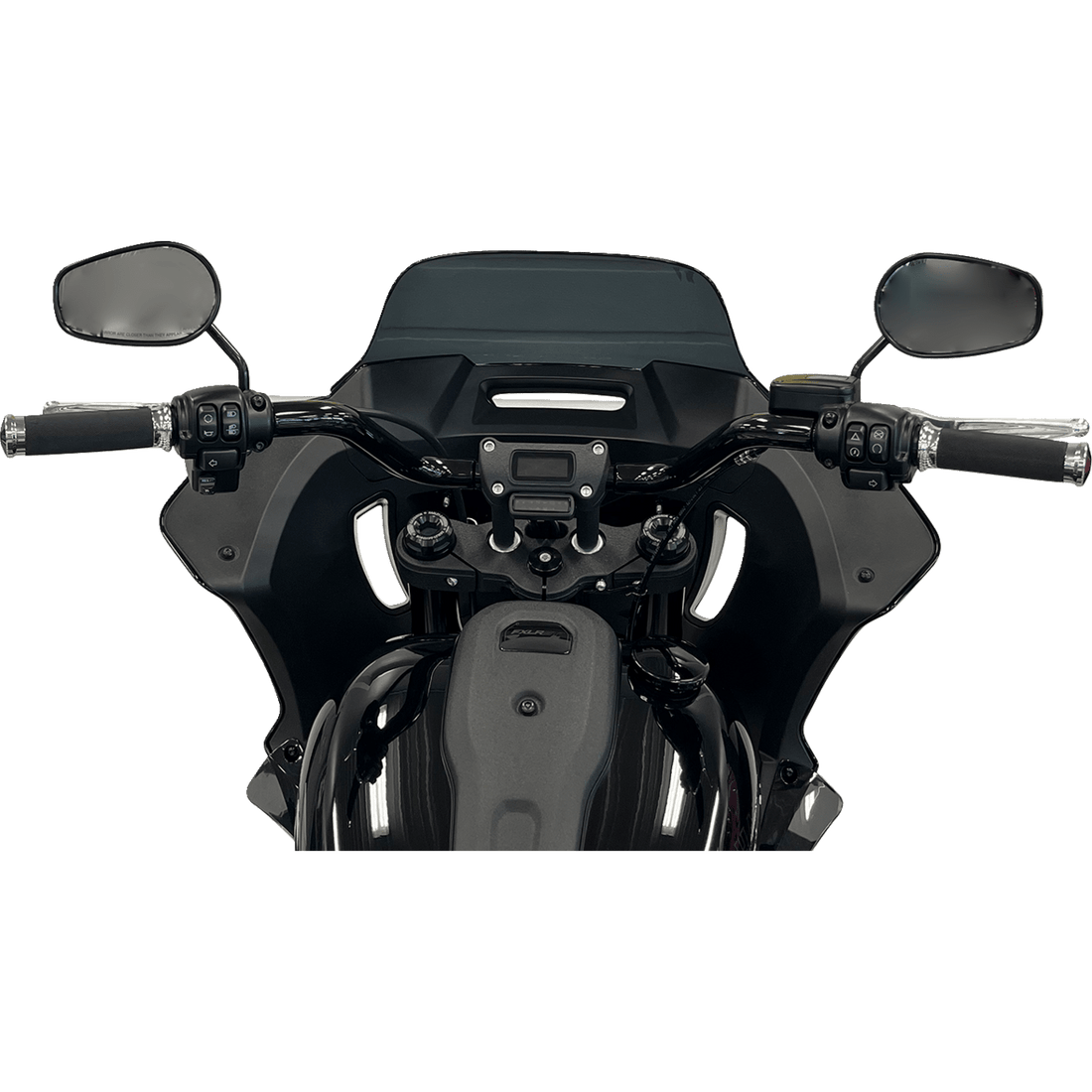 FAT BAGGERS INC. Handlebar Rounded Top 8" Black 903008B