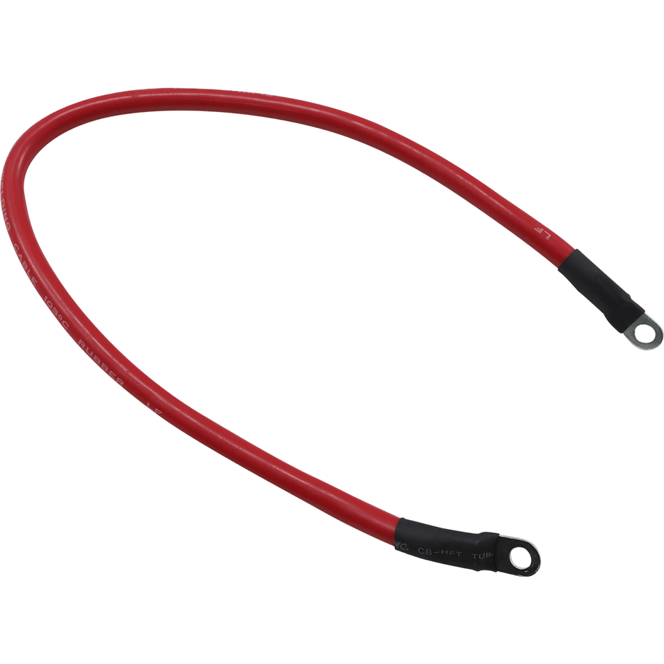 MOOSE RACING Battery Cable 18" Red