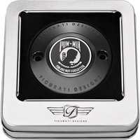 FIGURATI DESIGNS Timing Cover 2 Hole POW MIA Black FD50TC2HBLK