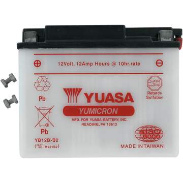 YUASA Battery YB12B-B2 YUAM221B2