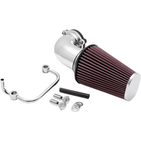 K & N Aircharger® Intake System with Mandrel-Bent Aluminum Intake Tube Kit Bright Chrome 571126P