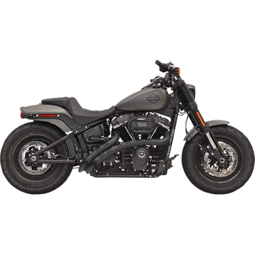 BASSANI XHAUST Sweeper Exhaust Black/Black 1S22FB