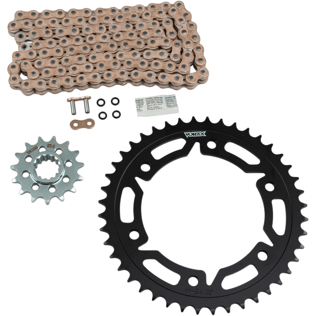 VORTEX Steel Chain Kit Gold CKG6343