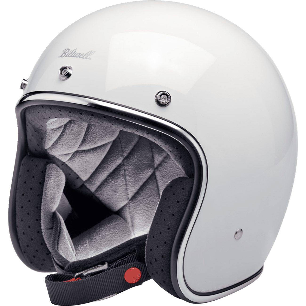 BILTWELL Bonanza Helmet Gloss White XS 1001164201