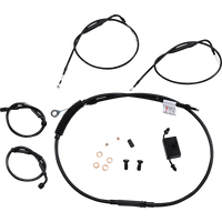 BURLY BRAND Handlebar Cable and Brake Line Kit Extended Sportsters Clubman Handlebars ABS B301270