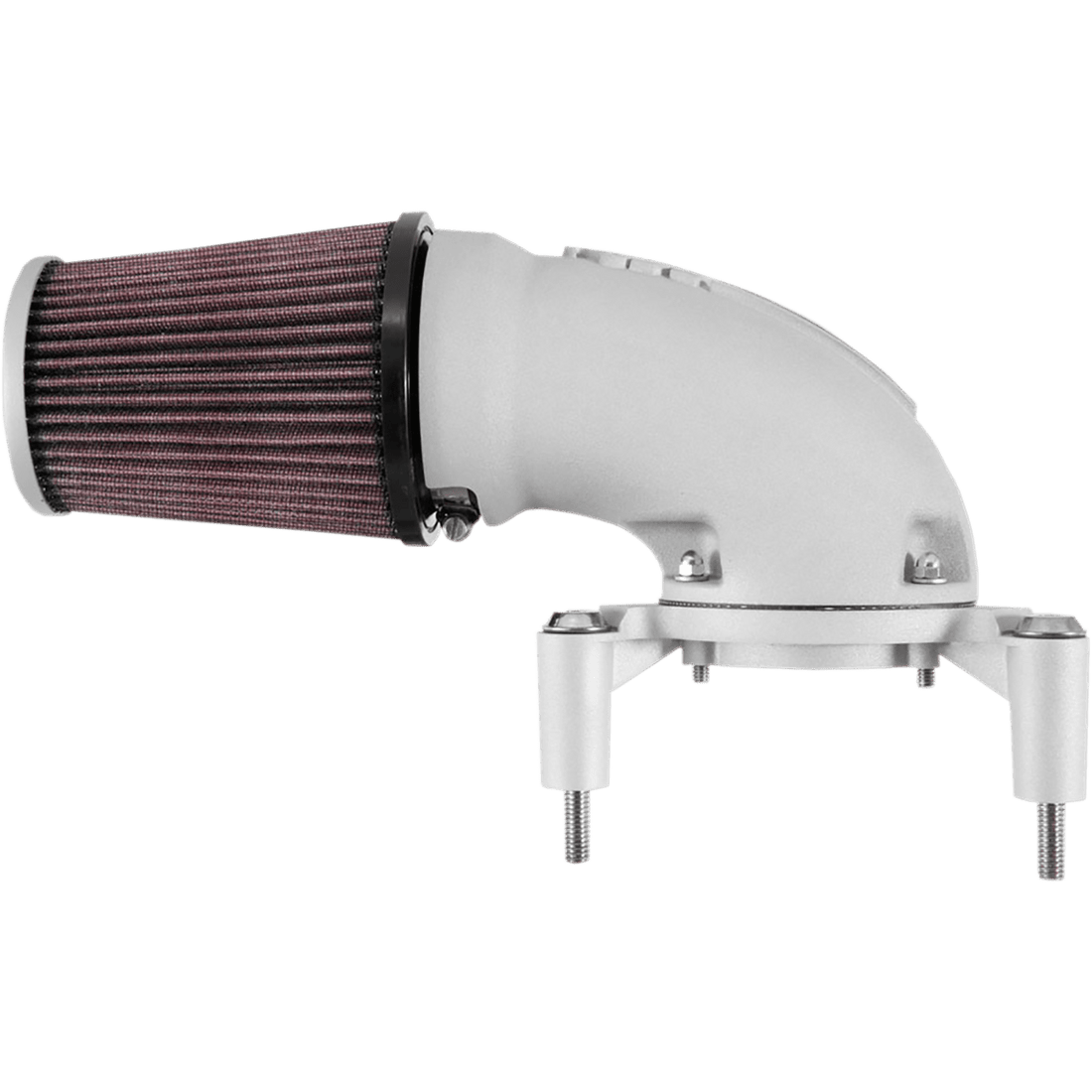 K & N Aircharger® Intake System with Cast Aluminum Intake Tube Satin Silver 571137S