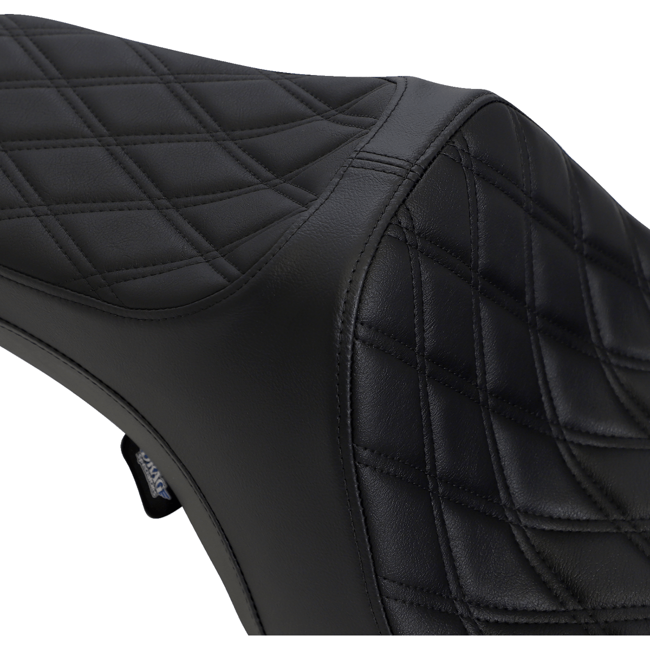 DRAG SPECIALTIES Predator III Seat Double Diamond Black Stitched FLHR/FLHX '99-'07