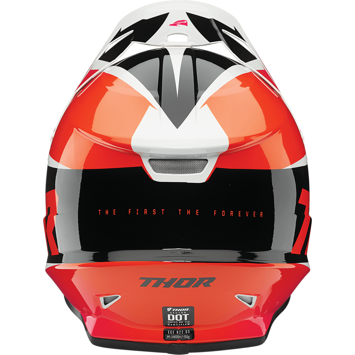 THOR Sector Helmet Fader Orange/Magenta Large