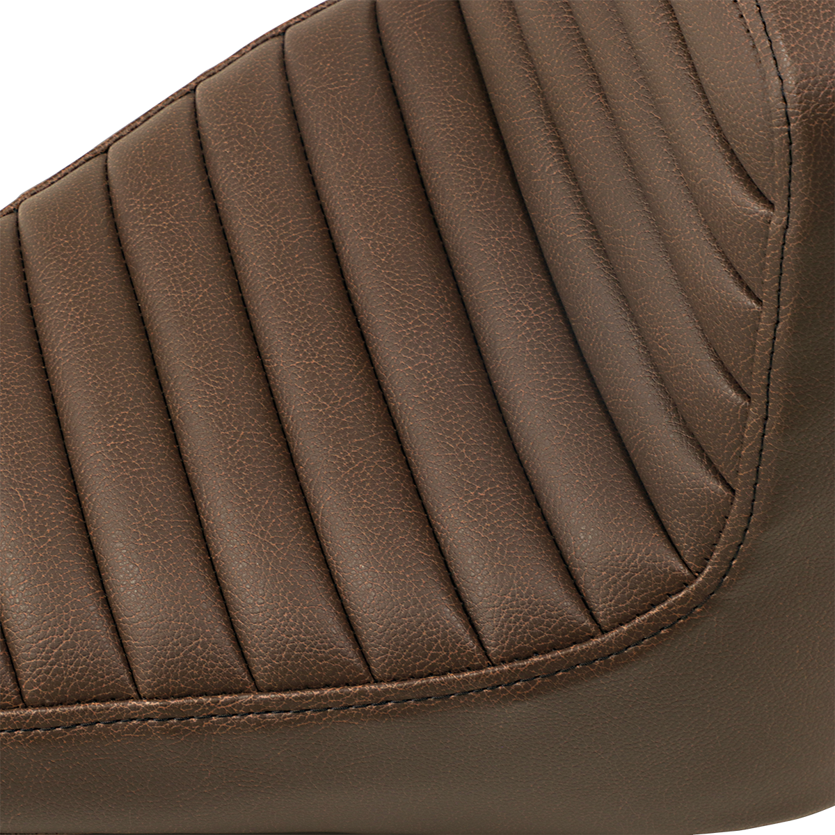 SADDLEMEN Step-Up Seat Front Tuck-n-Roll/Rear Lattice Stitch Brown Scout '18-'19 I1833176BR