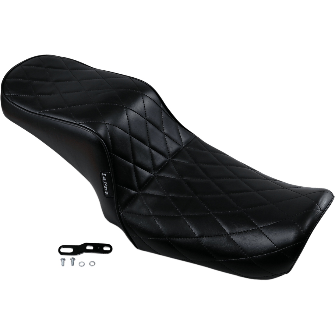 LE PERA Cherokee Seat Diamond Pleated Black FL/FX '06-'17 LK021DM