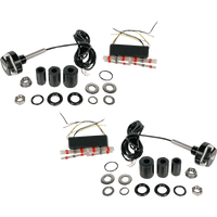 CUSTOM DYNAMICS Handlebar End Dual LED Lights Universal CDBARENDAWB