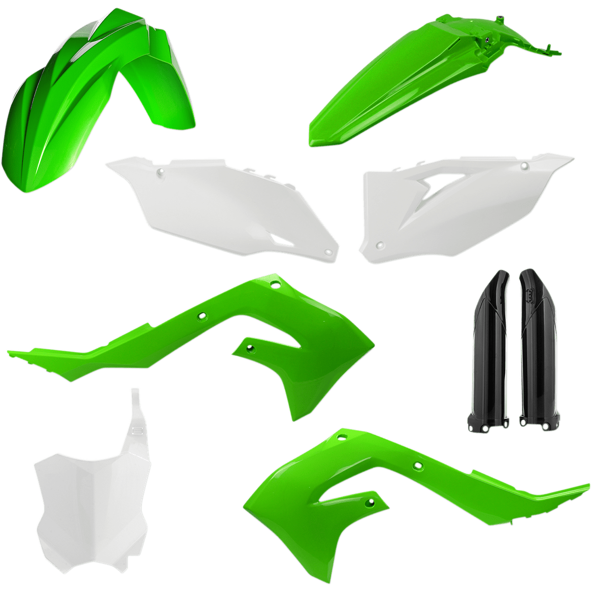 ACERBIS Full Replacement Body Kit OEM '19 Green/White/Black 2736296345