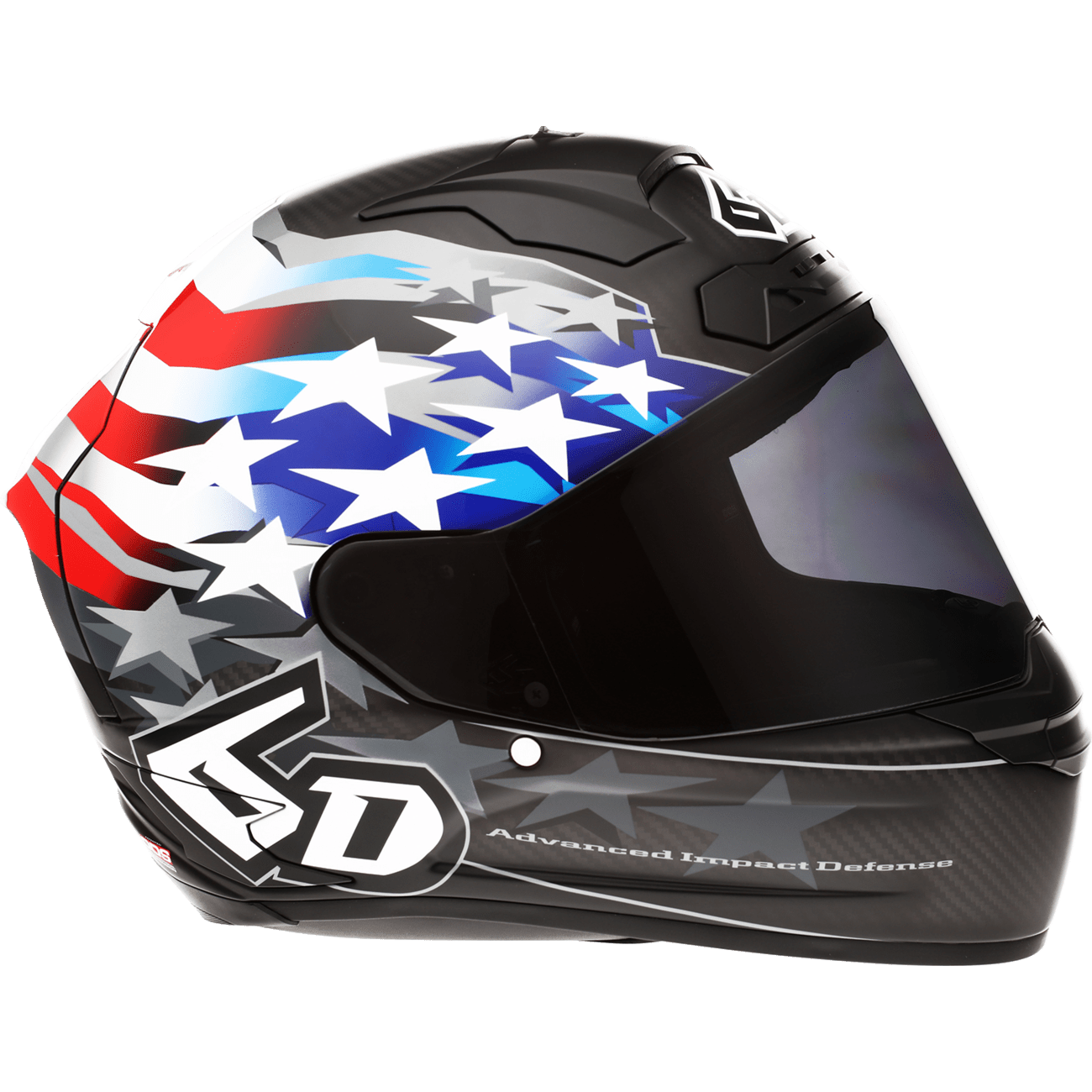 6D HELMETS ATS-1R Helmet Patriot Red/White/Blue Small 300695