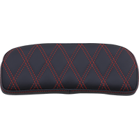 DRAG SPECIALTIES Chopped Tour-Pak Pad Double Diamond Black/Red