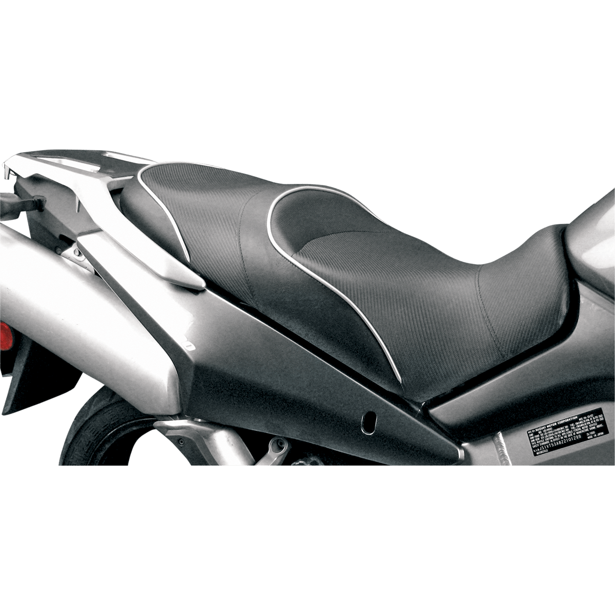 SARGENT World Sport™ Performance Seat Black Carbon FX VStrom 650/1000 '02-'13 WS55219