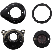 S&S CYCLE Air Stinger Stealth Air Cleaner Kit Black 1700722A