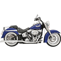 BASSANI XHAUST Slip-On Mufflers Slash-Down Chrome 31117C