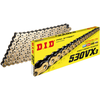 DID 530 VX3 Chain Gold 130 Links M530VX3G130ZB