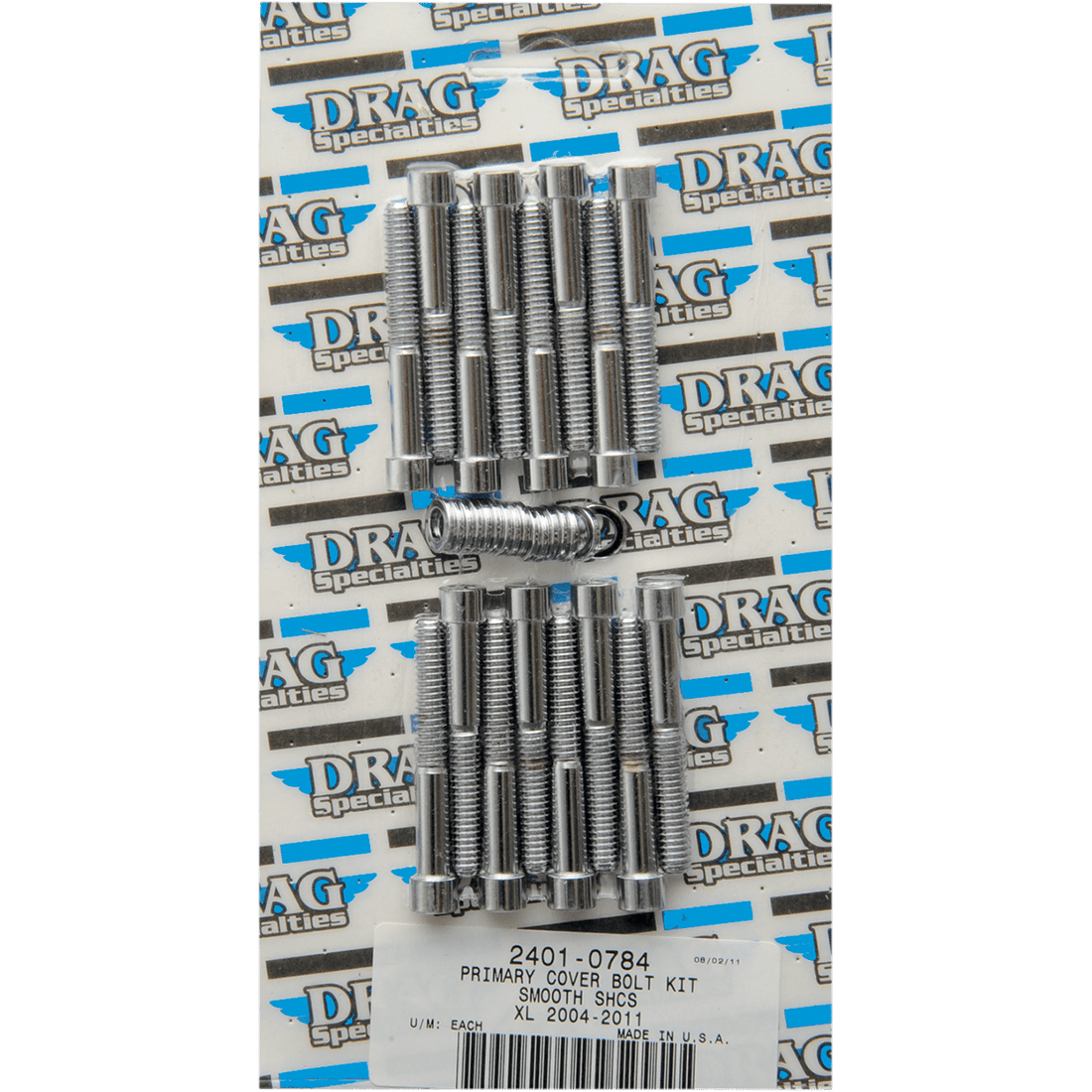 DRAG SPECIALTIES Bolt Kit Primary Smooth XL