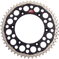 RENTHAL Twinring™ Rear Sprocket 50 Tooth Black 150052050GPBK