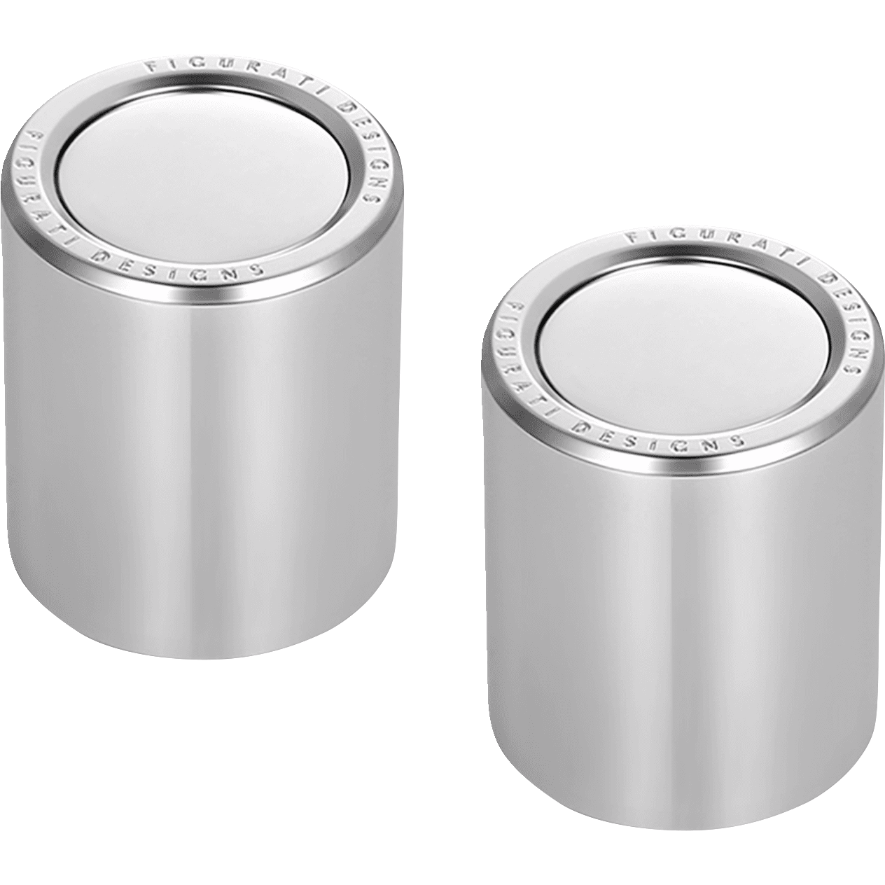 FIGURATI DESIGNS Docking Hardware Covers Short Stainless Steel FD60DC2530SS