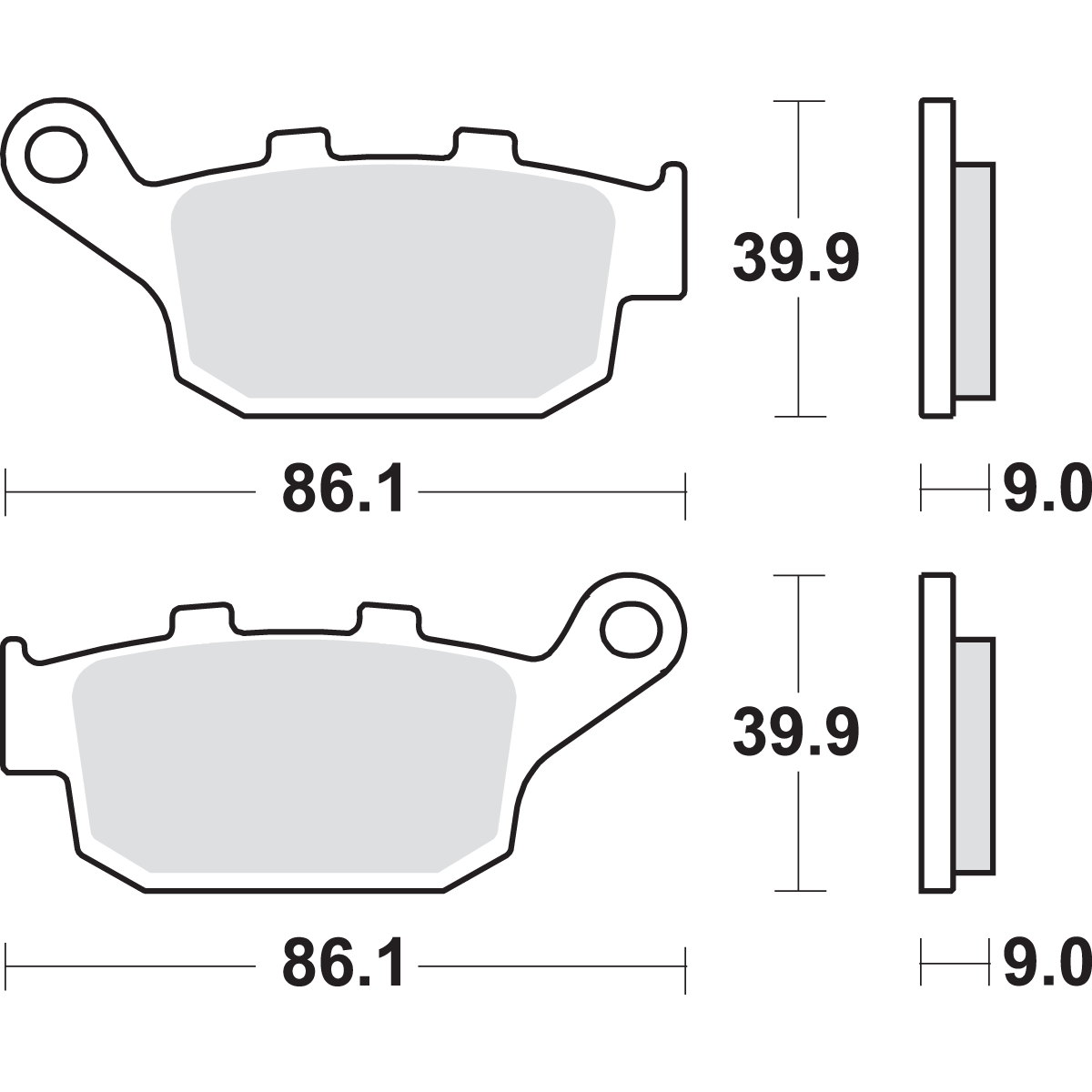 SBS LS Brake Pads 881LS