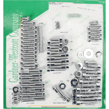 GARDNER-WESTCOTT Bolt Kit Motor Set Socket-Head Softail P8879