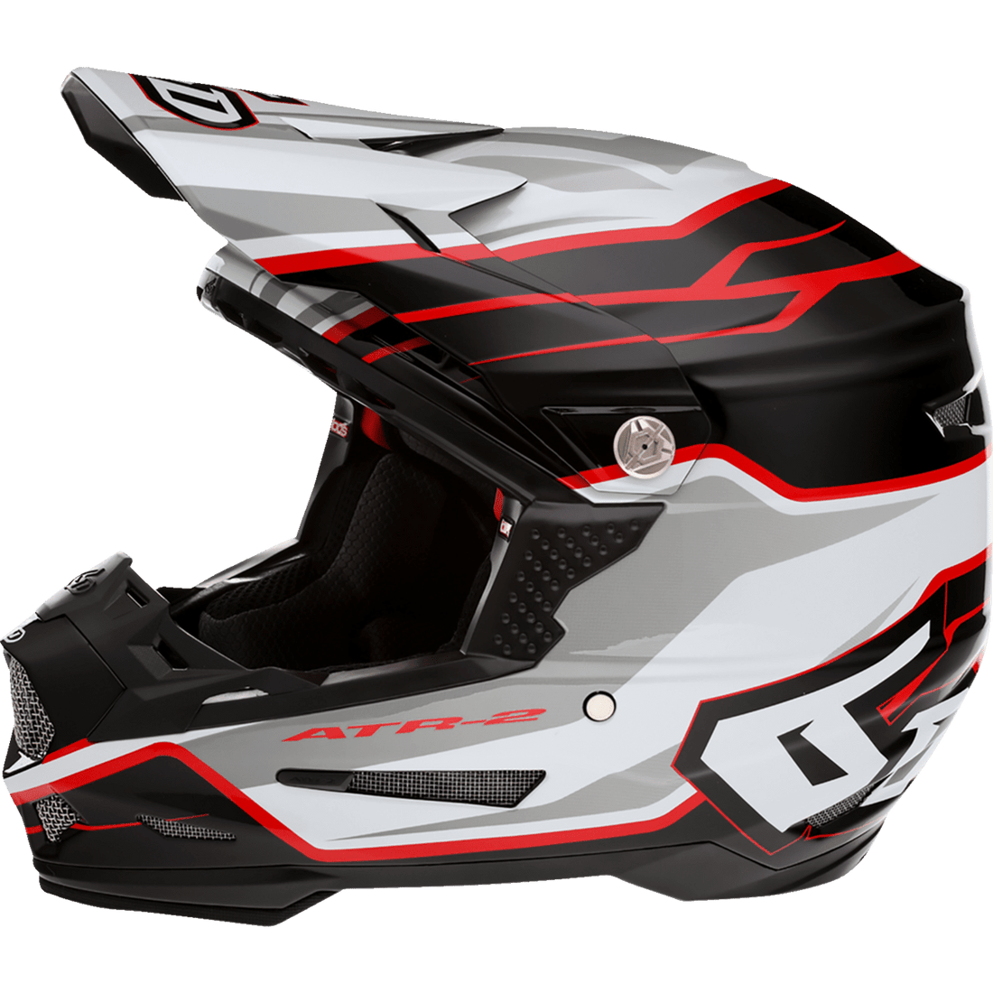 6D HELMETS ATR-2 Helmet Phase White/Red Small 122835