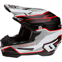 6D HELMETS ATR-2 Helmet Phase White/Red Small 122835