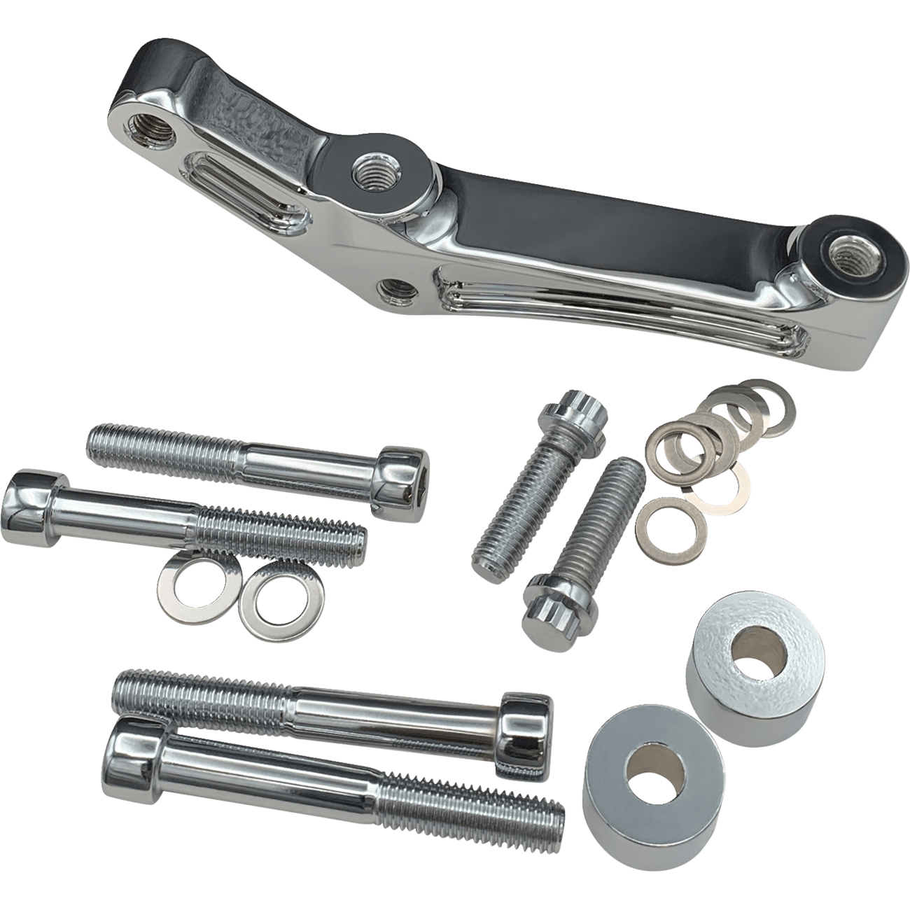 HAWG HALTERS Radial Caliper Mount Adapter Kit Chrome FBRMMC108